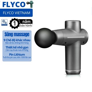 Súng Massage Cơ Bắp mini nhỏ nhẹ sạc USB Đa Năng Flyco FA01 Il Máy Rung Mát Xa Mỏi Vai Gáy Cổ Chân Ngực
