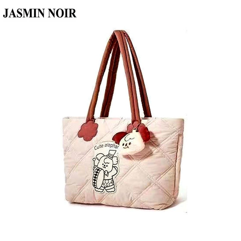 Túi Đeo JASMIN NOIR Chéo Nắp Gập Họa Tiết Caro Đơn Giản Thời Trang Cho Nữ