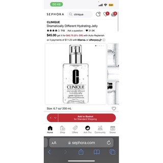 (Bill US Sephora) Kem dưỡng da Clinique