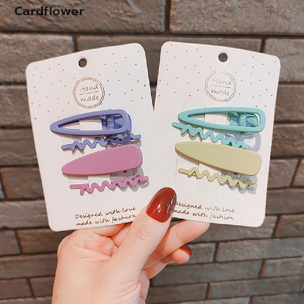 Bộ 4 Kẹp Tóc Bằng Hợp Kim Xinh Xắn Cho Bé Gái