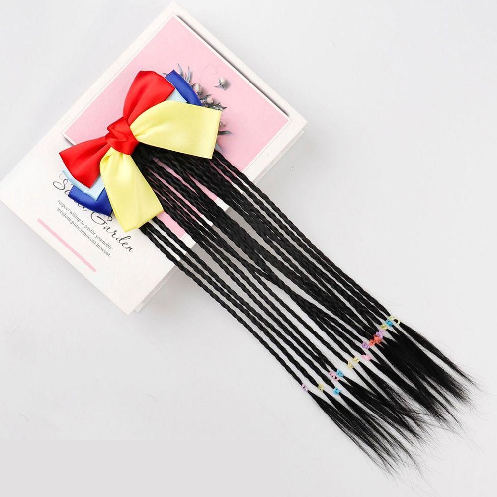 LOMBARD Bím Tóc Thắt Nơ Sợi Mềm Chịu Nhiệt Chất Lượng Cao Dễ Thương Dùng Làm Đạo Cụ Chụp Ảnh Cho Bé Gái