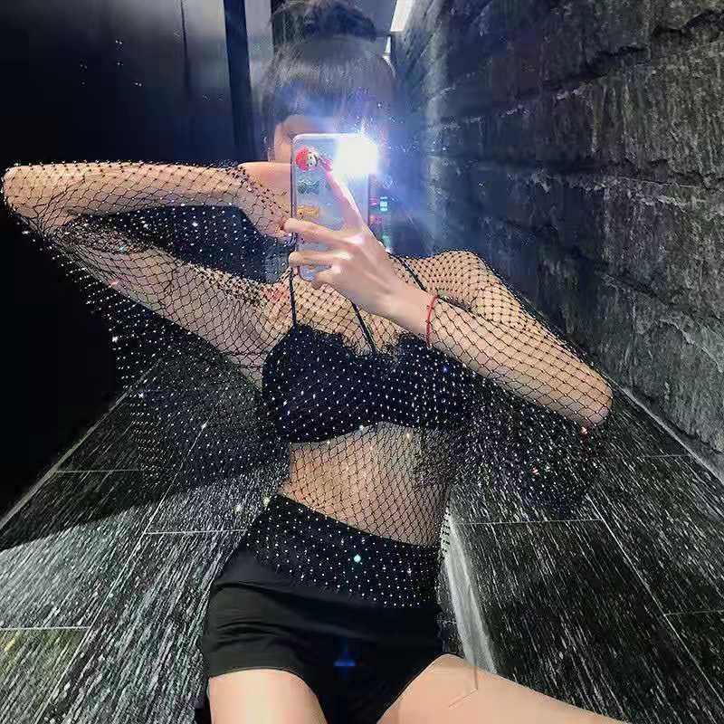 Áo lưới tán đá - Hàng Quảng Châu