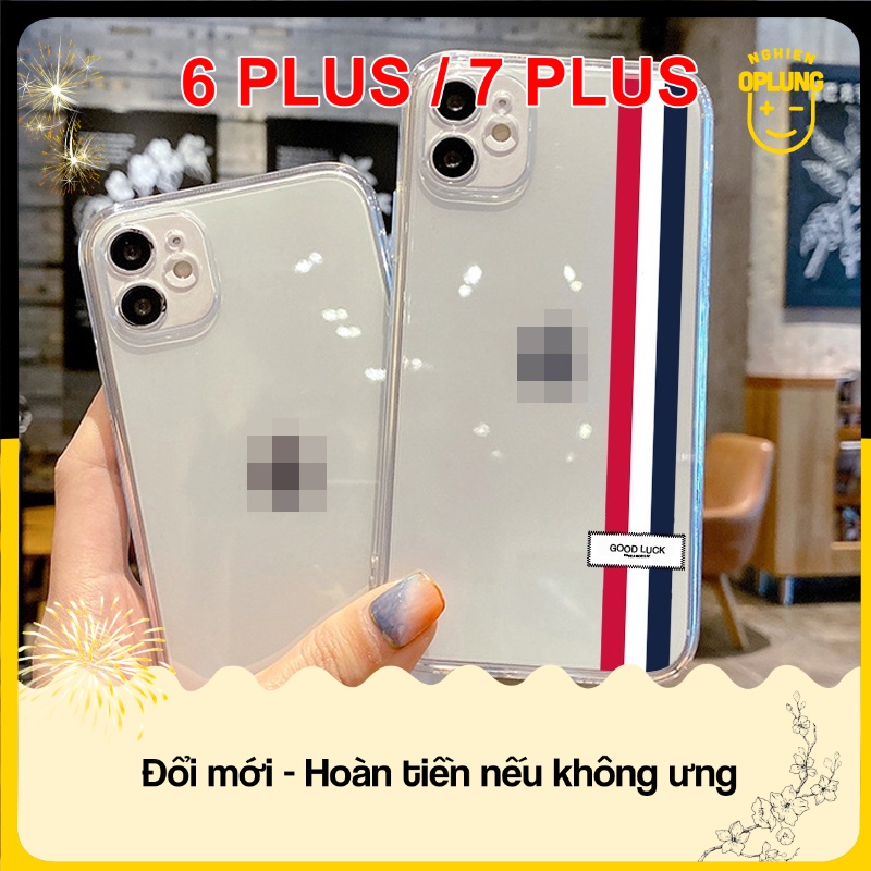Ốp iphone 7 plus viền vuông bảo vệ camera ốp lưng ip 7plus Nghienoplung