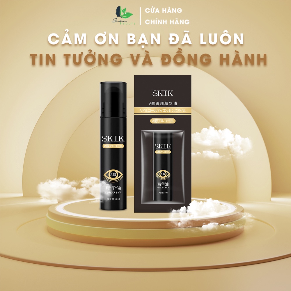 Thanh lăn bọng mắt SKIK - Thanh lăn SKIK hỗ trợ giảm quầng thâm mắt, tan bọng mắt, làm mờ nếp nhăn quanh mắt
