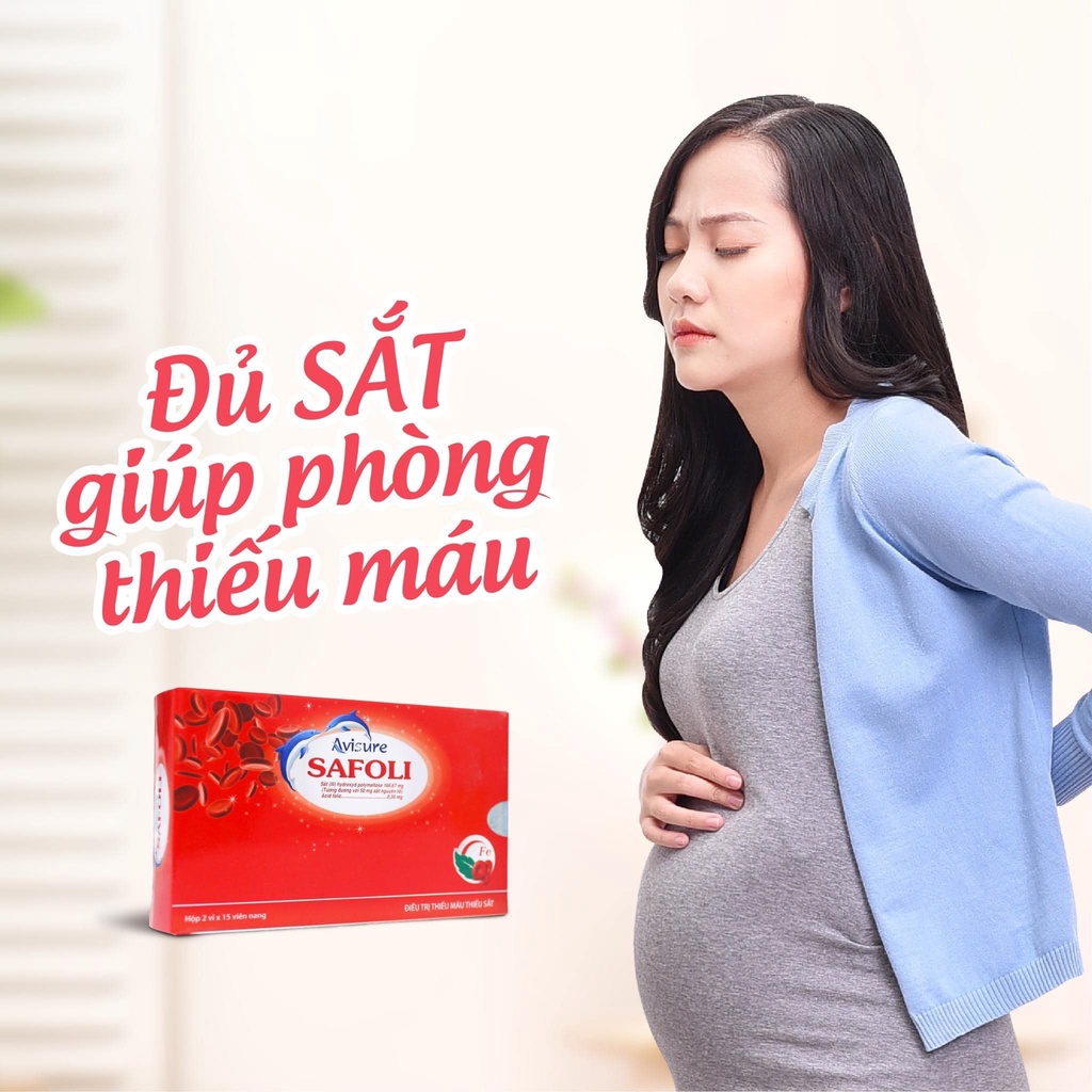 AVISURE SAFOLI - Sắt hữu cơ chuyên biệt cho mẹ và bé sơ sinh, Hộp 30 viên, dạng nhỏ giọt lọ 20ml