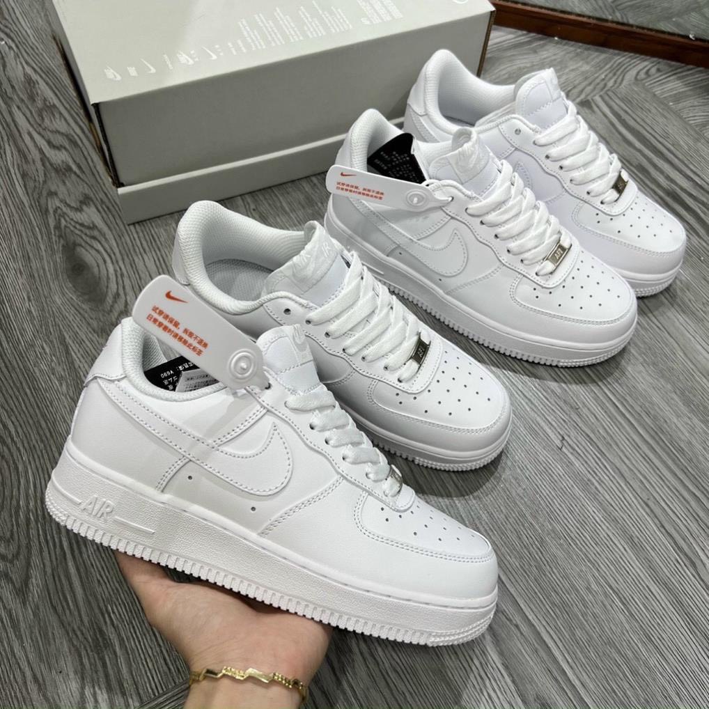 Giày air force 1 af1 trắng thể thao sneaker nam nữ cổ thấp full box bill = thanggiaychina