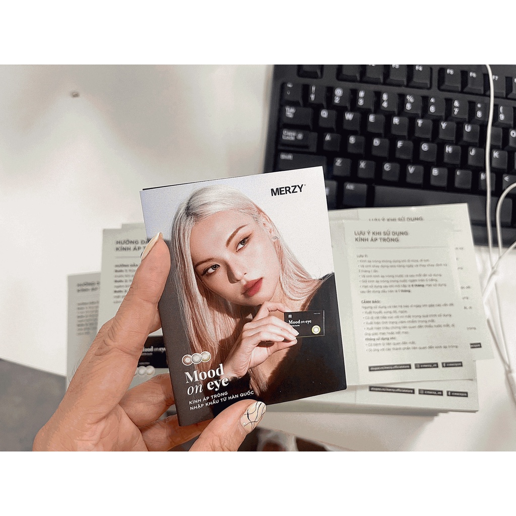 Merzy Giấy Hướng Dẫn Sử Dụng Contact Lens
