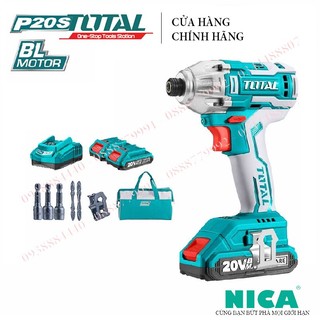 20V Máy siết vít dùng pin KHÔNG CHỔI THAN Total TIRLI2002 - kèm phụ kiện