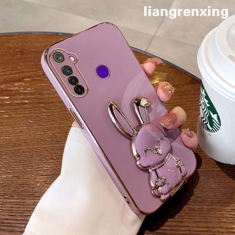Ốp lưng realme 5 realme c3 realme 5i realme 6i realme 5 pro Ốp Điện Thoại Silicon Mềm Chống Sốc Mạ Điện DDTZZJ01 Cho realme 5 realme c3 realme 5i realme 6i realme 5 pro viền vuông cute