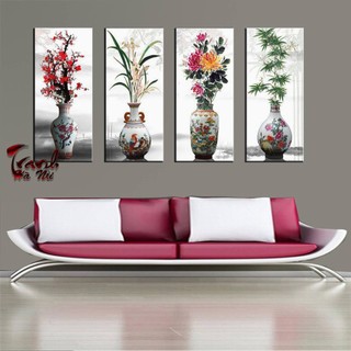 Tranh tứ quí, tranh tráng gương, tranh pha lê HL046