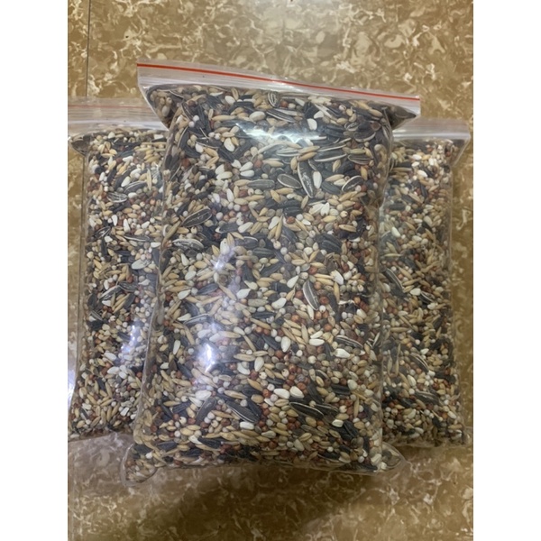 HẠT TRỘN CHO VẸT SUN, XÍCH, XÁM, RING, NGỰC HỒNG...