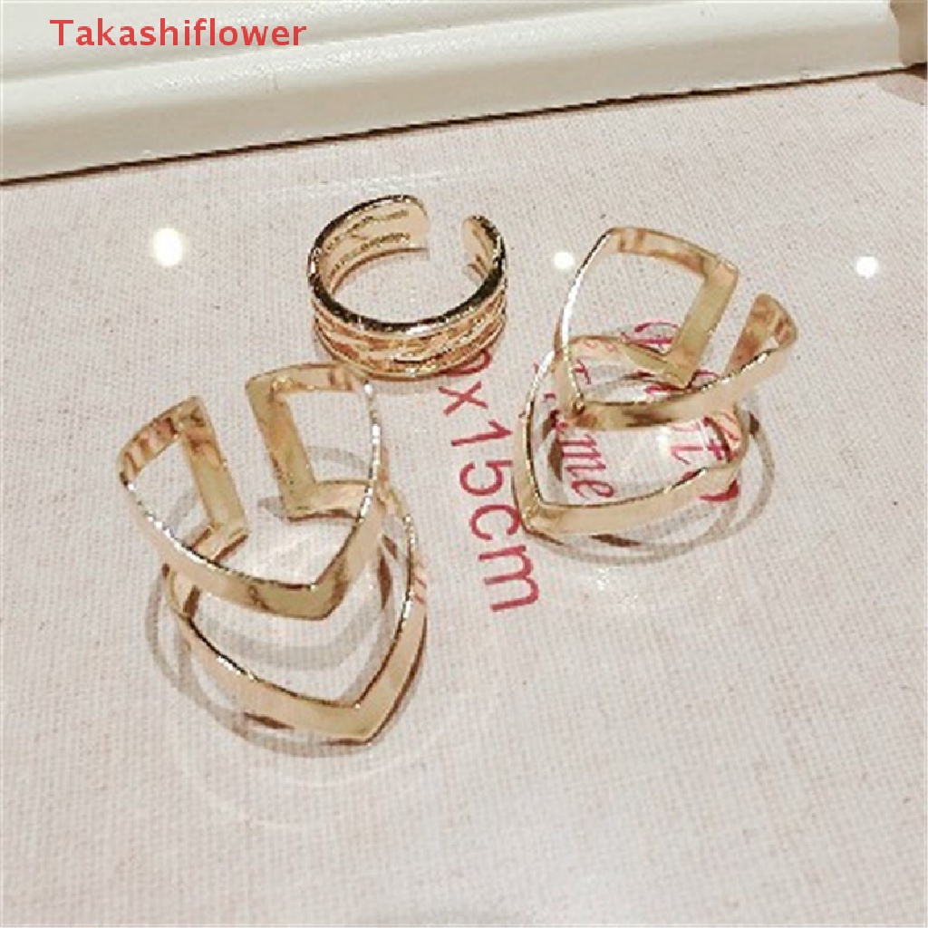 Bộ 3 Nhẫn Đeo Tay Thời Trang Cá Tính Cho Nữ