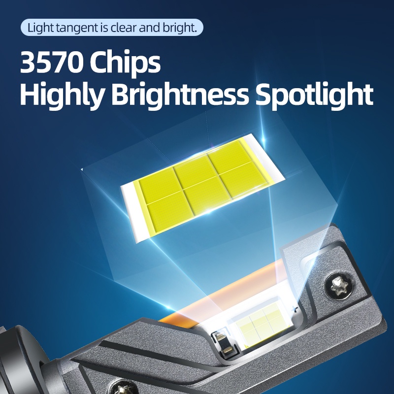 Đèn Pha Led 3 Chế Độ K6C PLUS H7 H4 H11 9005 150W 9006 H1 12V Chuyên Dụng Cho Xe Hơi