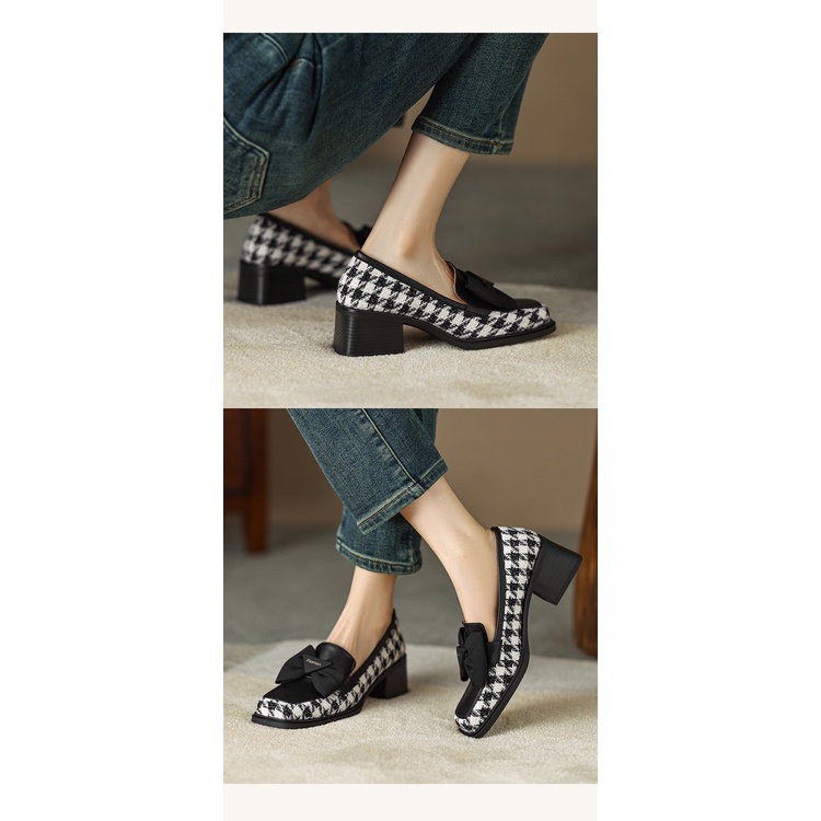 Giày Cao Gót Mũi Vuông Thời Trang Dành Cho Nữ