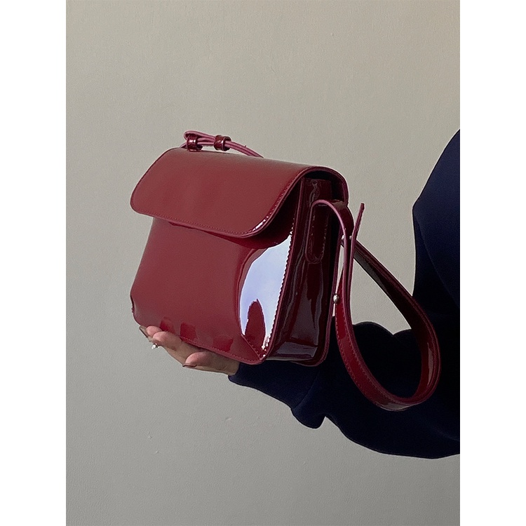 Túi Đeo JASMIN NOIR Chéo Vai Bằng Da PU Có Khóa Dành Cho Nữ