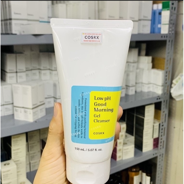 Sữa Rửa Mặt Cosrx Low PH Good Morning Gel Cleanser Dạng Gel Chiết Từ Dầu Cây Trà