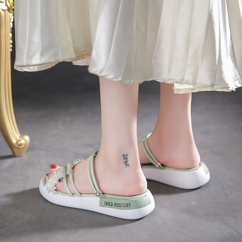 Giày Sandal Đế Bằng Chống Trượt Thời Trang Mùa Hè 2023 Dành Cho Phụ Nữ Mang Thai