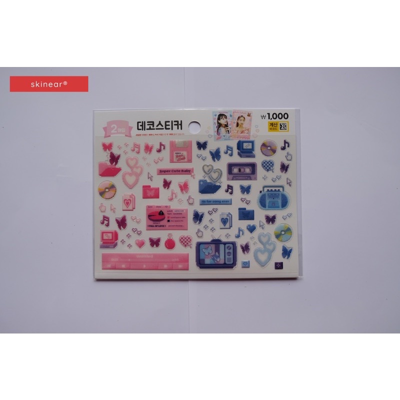 SẴN | Sticker Daiso Hàn Quốc Chính Hãng Decor Siêu Xinh Tách lẻ