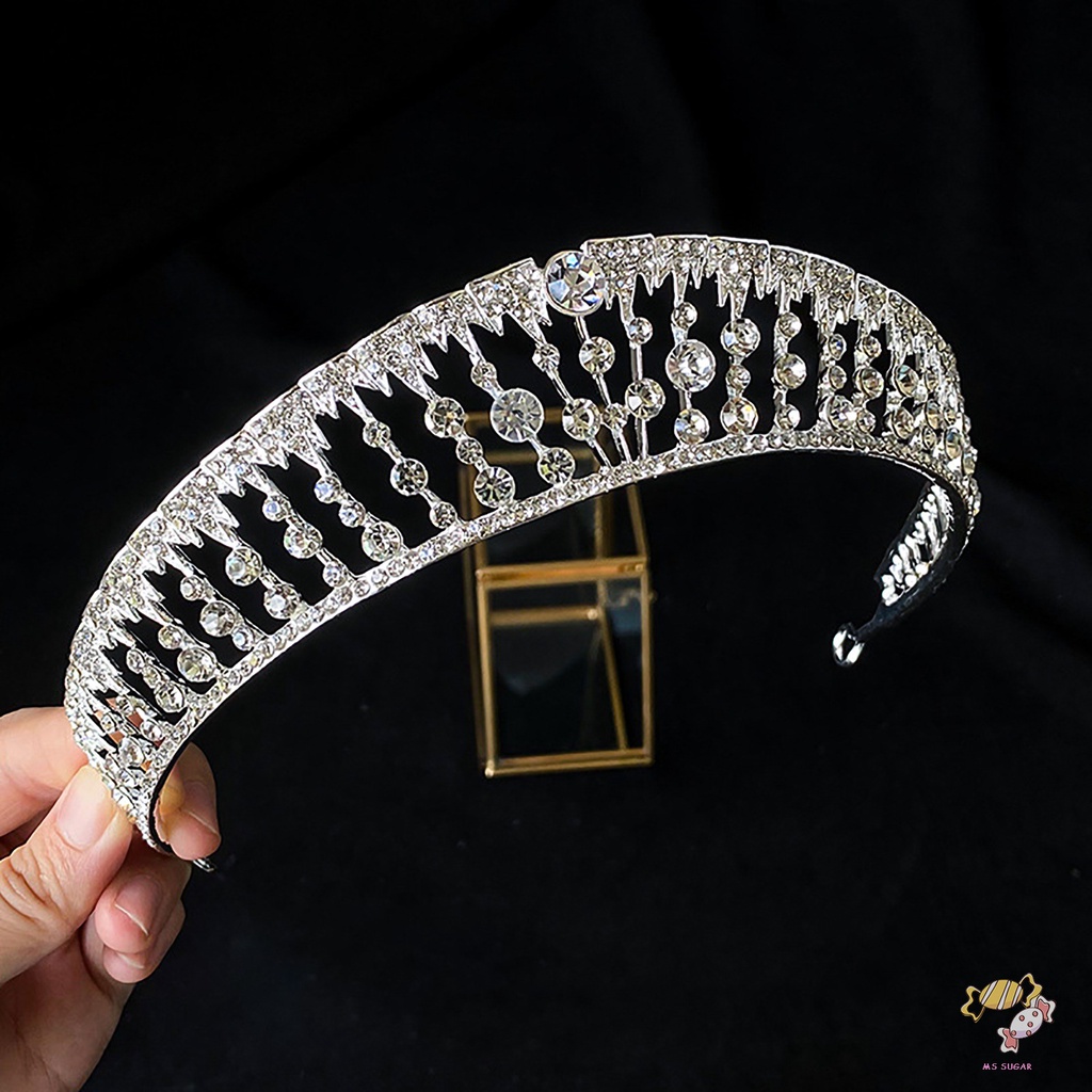 YADORNOS Vương Miện Đính Pha Lê Sang Trọng Dành Cho Nữ