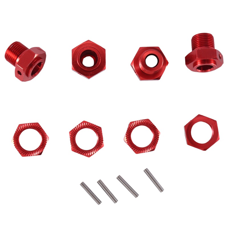 Trục Bánh Xe Kim Loại 17mm Kèm Đai Ốc Thay Thế Cho Arrma 1 / 10 4S KRATON Outcast RC