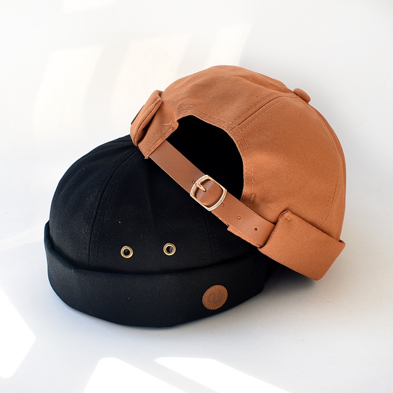 LINJW Mũ Beanie Màu Trơn Phong Cách Hàn Quốc Cổ Điển Mới 2023 Dành Cho Bạn Nam