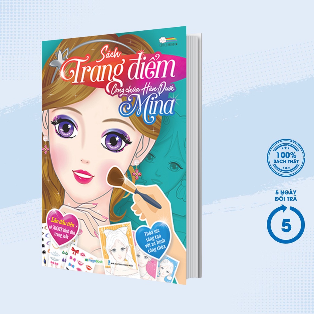 Sách – Trang Điểm Công Chúa Hàn Quốc Mina (MEGABOOK)