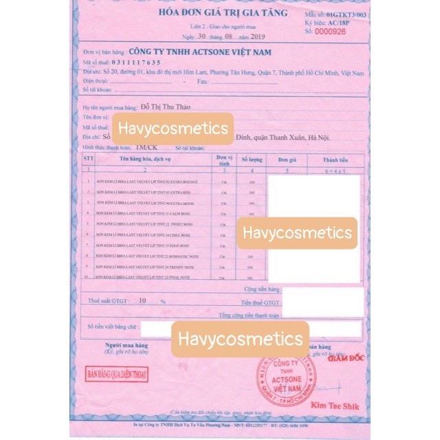 Son kem đỏ nâu đỏ cam sẵn đủ màu hot 02 03 04 12 14 15 21 22 23 24 25 34 35 36 37 38 hàng handmade