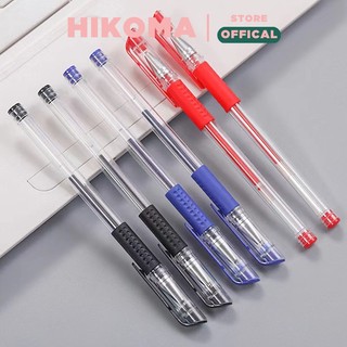 Bút gel đỏ - đen - xanh - 0.5mm - bút mực gel - hikoma store