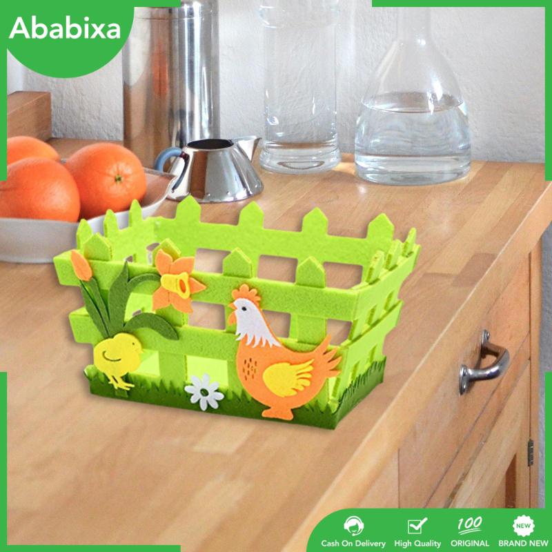 Giỏ Đựng Trứng Phục Sinh Bằng Vải Không Dệt Bền Bỉ Có Thể Tái Sử Dụng Cho Phòng Khách / Tiệc Giáng Sinh