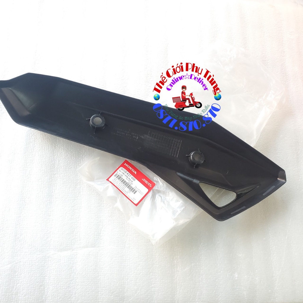 Vỉ pô - Ốp pô Air Blade 2013-2015 zin Honda VN 18318-K27-V00