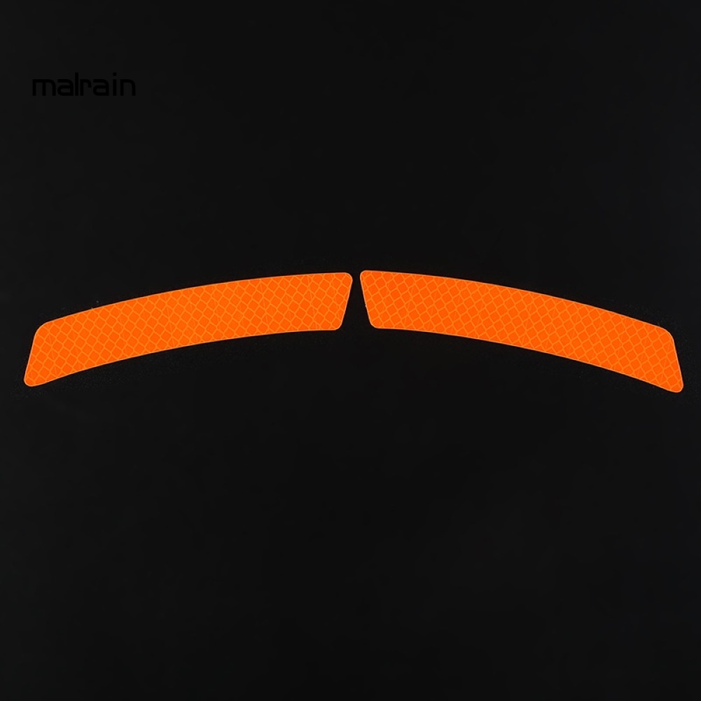 1 Cặp Miếng Dán Phản Quang Cảnh Báo Chống Va Chạm Cho Cửa Xe Hơi