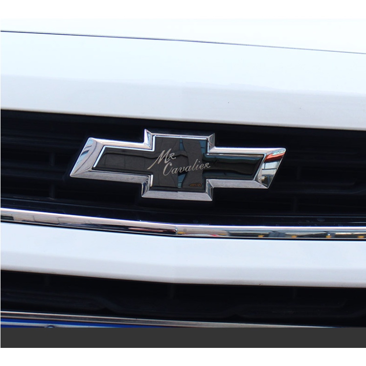 Bộ 2 / 3 Miếng Dán logo Trước Và Sau Bằng Thép Không Gỉ Màu Đen Cho chevrolet old cruze 09-14 malibu