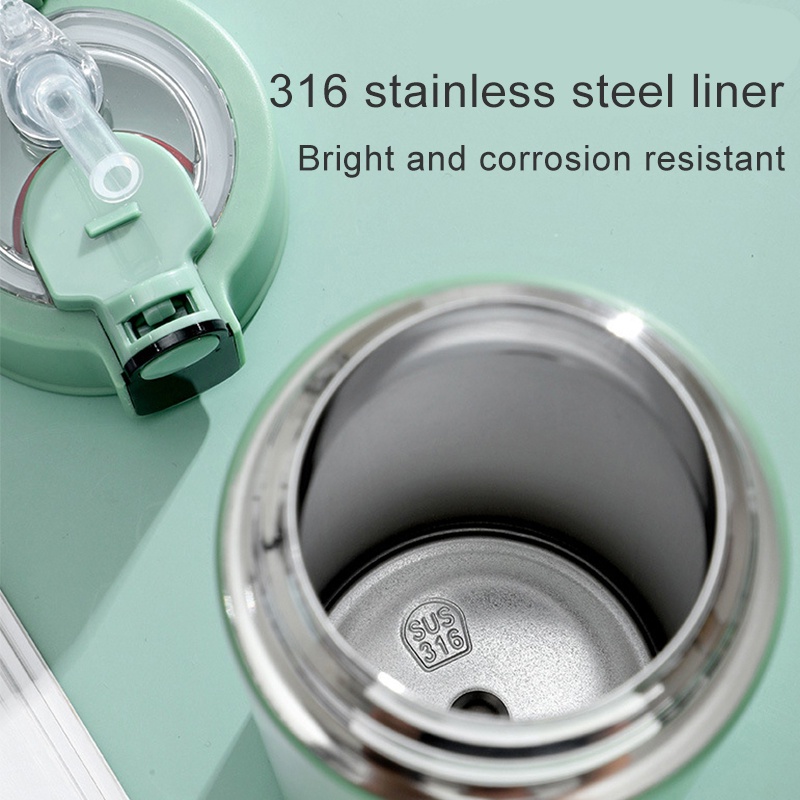 Bình Nước Giữ Nhiệt Thông Minh 600ML Bằng Thép Không Gỉ 316