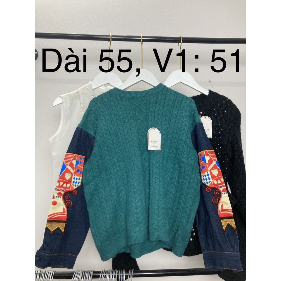 Áo len si tuyển form đẹp, thời trang len mịn, độ mới cao nhiều màu nhiều mẫu