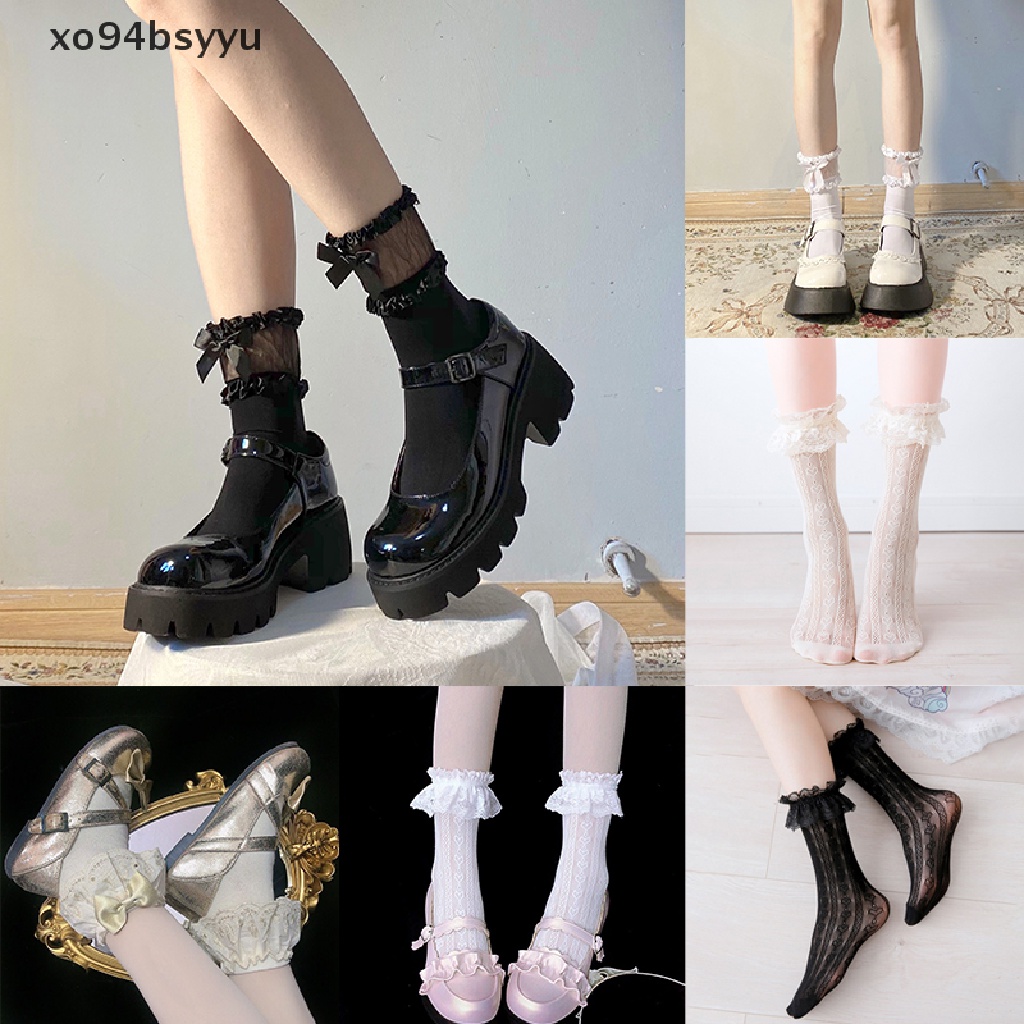 Vớ Công Chúa Phối Ren Phong Cách Lolita Nhật Bản Đáng Yêu xo94bsyyu