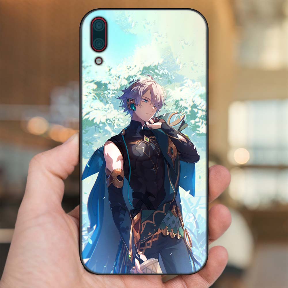 Ốp lưng Huawei Y7 Pro 2019 viền đen in hình Alhaitham Genshin Impact