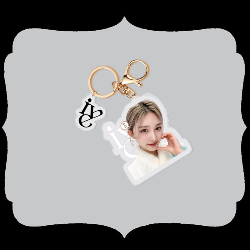 Móc Chìa Khóa Hình Ngôi Sao KPOP Ave Ave New Arrival Yujin Gaeul Wonyoung LIZ Rei Leeseo