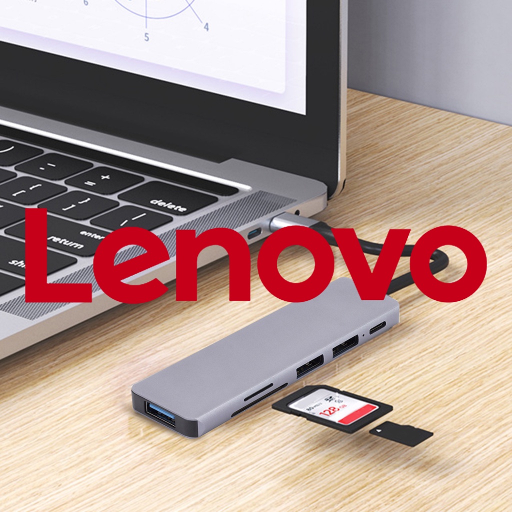 Trạm Sạc Ổn Định Đầu Ra Rộng Tương Thích Với Nhiều Cổng Trình Điều Khiển Dữ Liệu Tốc Độ Cao 6 Trong 1 USB C Cho Máy Tính