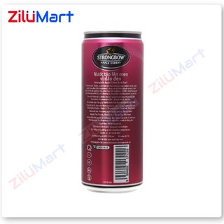 Nước lên men Strongbow vị dâu đen (lốc 6 lon) loại 330ml