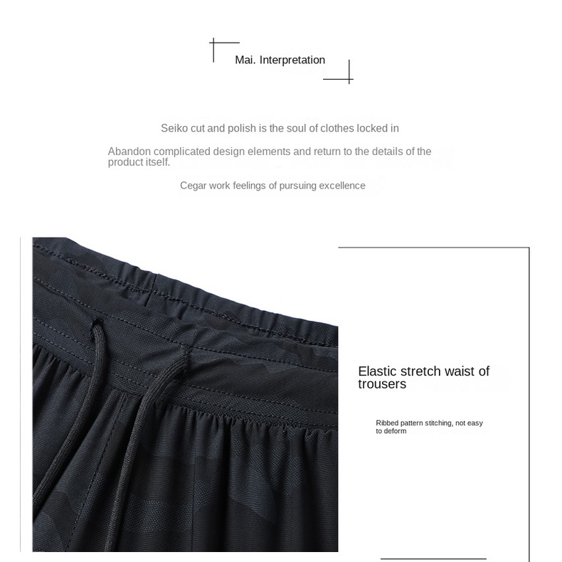 Quần Dài Thể Thao Dáng Rộng Họa Tiết Rằn Ri Phong Cách Hàn Quốc Thời Trang Mùa Hè Cho Nam