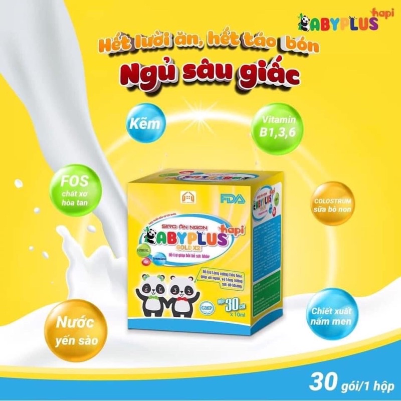 Siro ăn ngon DR.MAYA Baby Plus -hộp 30 gói