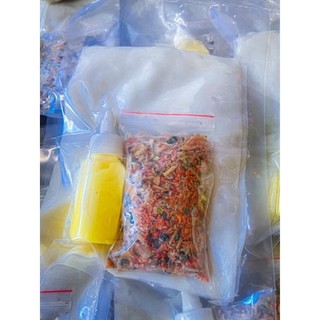 Bánh tráng bơ tép vuông