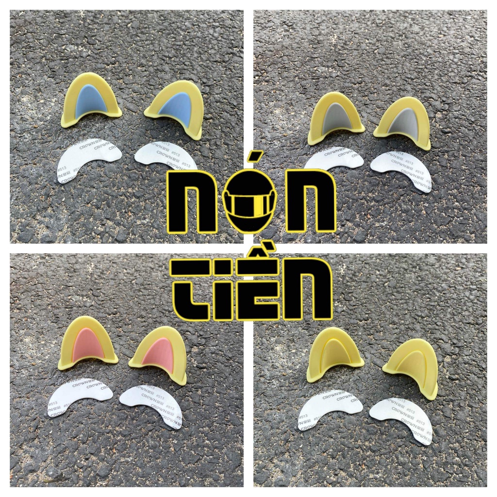 TAI MÈO/THỎ 2 MÀU MINI SIÊU CUTE KÈM KEO TỰ CHỌN, HÀNG MADE IN VIETNAM CHÍNH HÃNG
