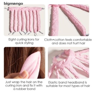 Bigmango Mới Thanh Uốn Tóc Không Nhiệt Không Uốn Tóc Ruy Băng Cho Đám Cưới