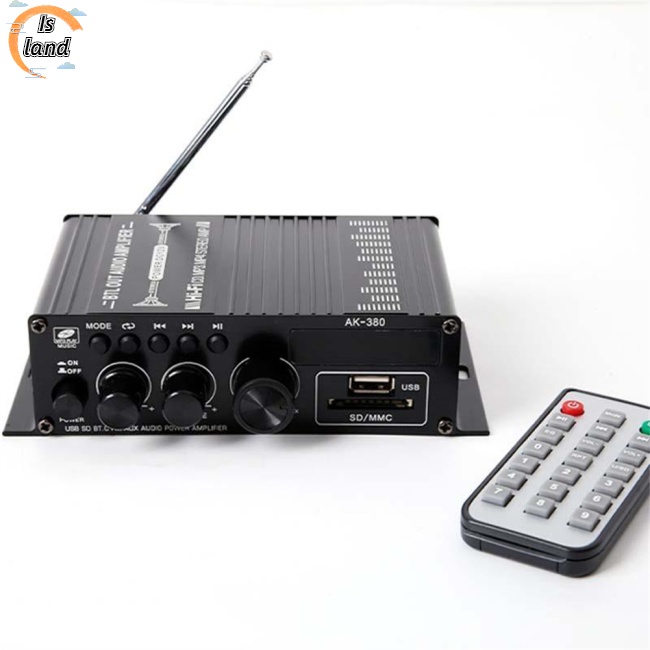 Bộ Khuếch Đại Âm Thanh Không Dây Ak-380 Bluetooth 5.0 2.0 Chuyên Dụng