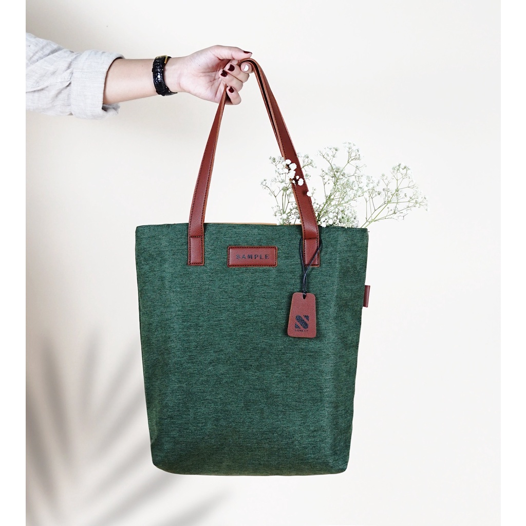 Túi tote phong cách nhật bản  - Dark Green