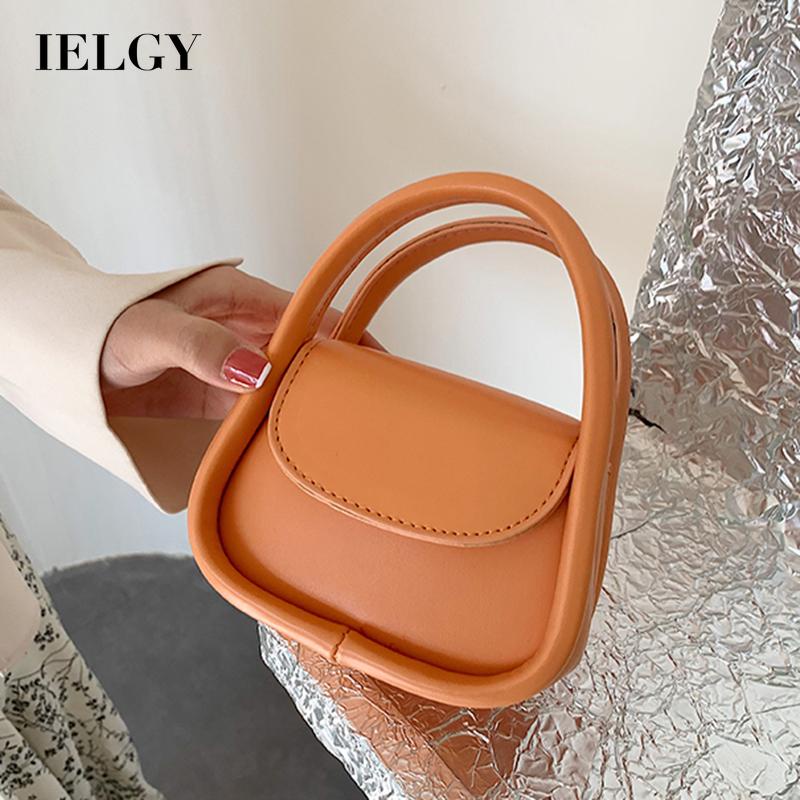 Túi Đeo Vai Màu Trơn Nhỏ Gọn Phong Cách Ngọt Ngào Thời Trang Cho Nữ