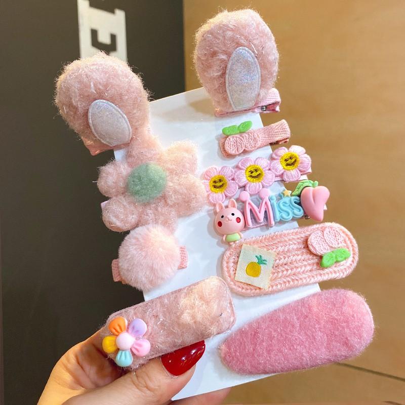 PVN57996 Set 10 kẹp tóc hình nơ xinh xắn cho bé gái