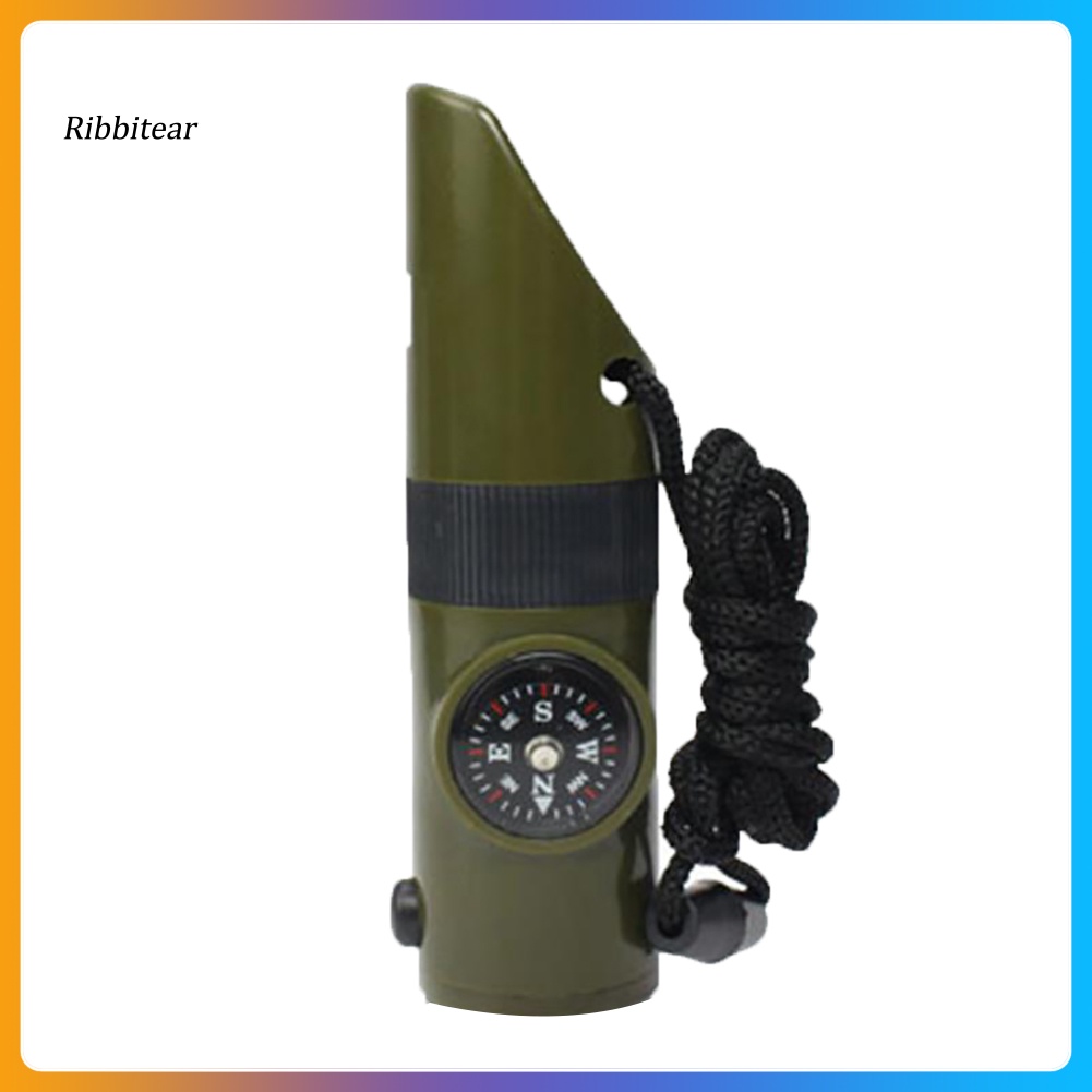 Còi Sinh Tồn Đa Năng 7 Trong 1 Tích Hợp La Bàn Và Đèn LED Và Kính Lúp