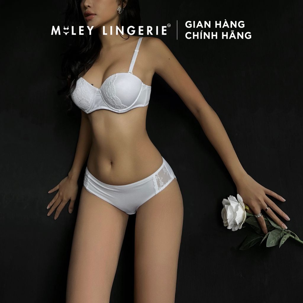 Bộ Đồ Lót Áo Cúp Ngang Tháo Dây Mysterious Miley Lingerie BRM02202_FMM0205